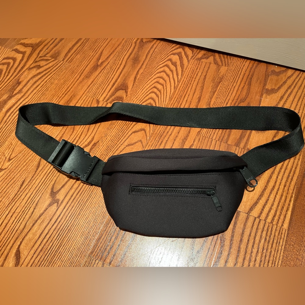 Dagne Dover black “Ace” fanny pack